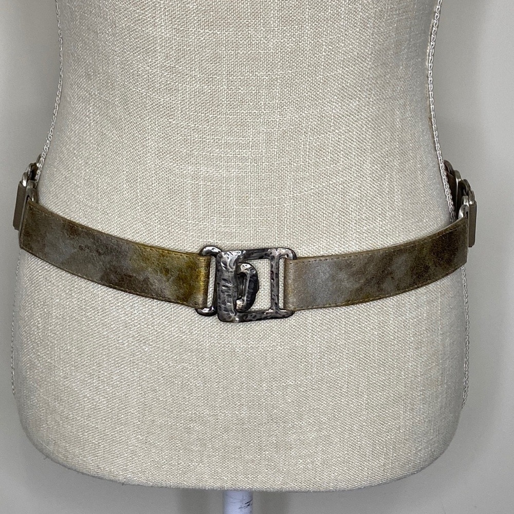Suzi‎ Roher leather stretch belt